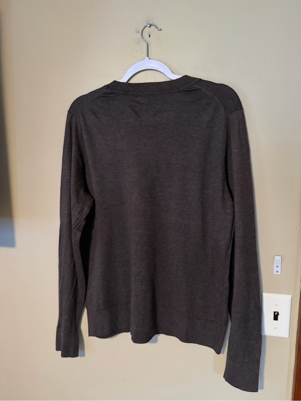 Quince Cotton Cashmere Crewneck Sweater in Mocha - Picture 4 of 7